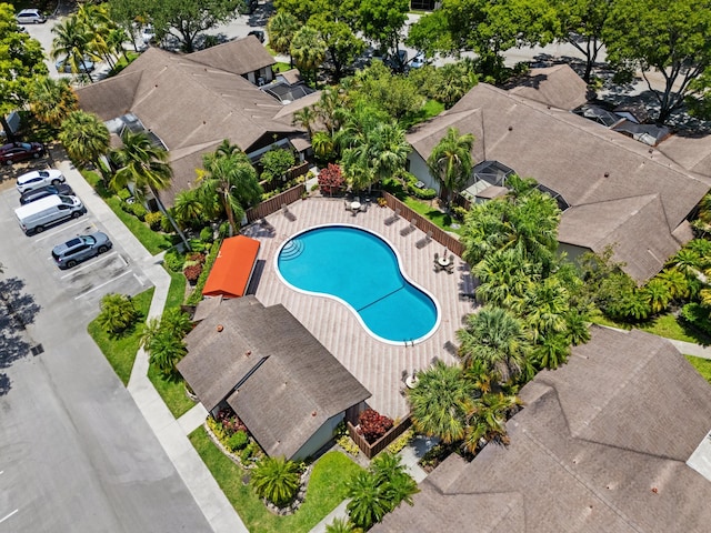 2561 Carambola Cir N Unit 1848Bldg 8, Coconut Creek, FL 33066 - bird's eye view of a pool area
