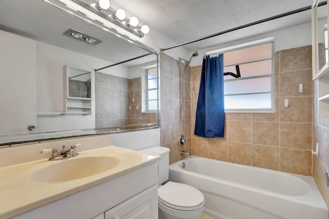 332 Sheffield N, West Palm Beach, FL 33417 - full bathroom featuring toilet, shower / bath combination, and vanity