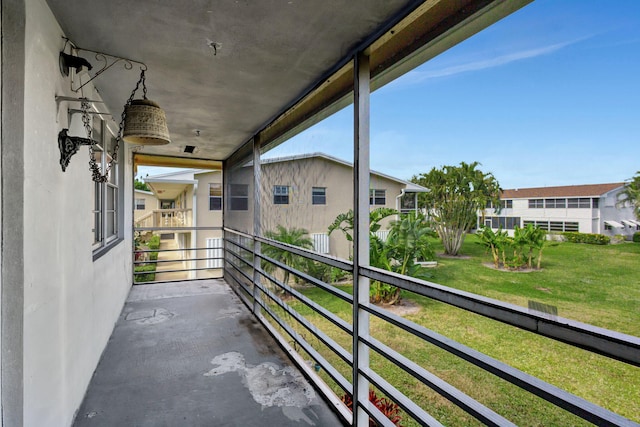 332 Sheffield N, West Palm Beach, FL 33417 - balcony featuring a residential view