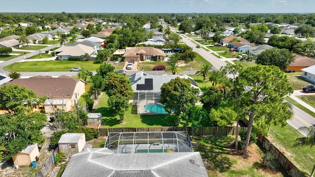 401 SE Ron Rico Ter, Port Saint Lucie, FL 34983 - aerial view of residential area featuring a pool