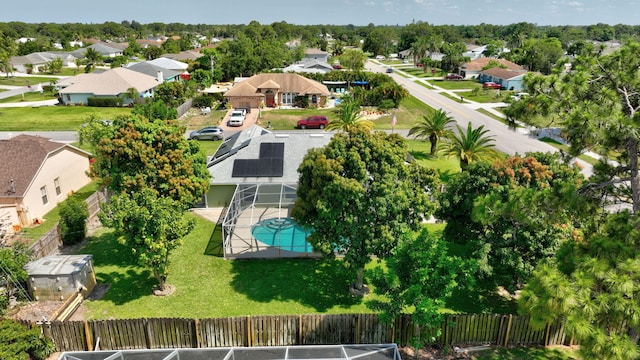 401 SE Ron Rico Ter, Port Saint Lucie, FL 34983 - aerial perspective of suburban area with a pool
