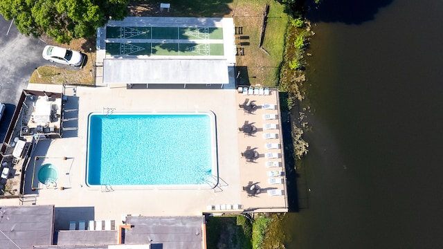 25 Lake Vista Trl Unit 203, Port Saint Lucie, FL 34952 - aerial view of a pool