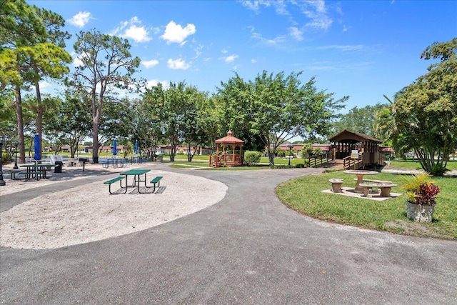 884 Worcester Ln, Lake Worth, FL 33467 - view of community with a gazebo