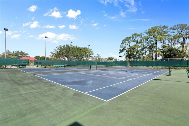 884 Worcester Ln, Lake Worth, FL 33467 - view of tennis court with community basketball court