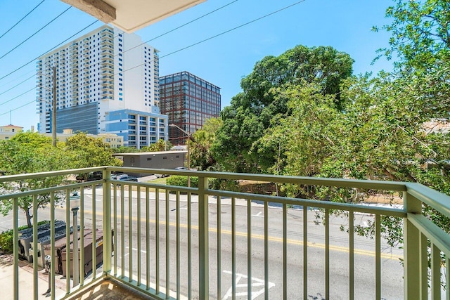 610 Clematis St Unit 236, West Palm Beach, FL 33401 - balcony with a city view