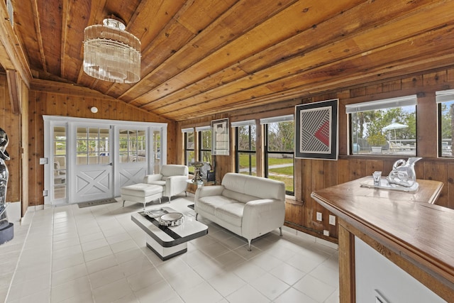 14601 Orange Ave, Fort Pierce, FL 34945 - sunroom / solarium featuring vaulted ceiling