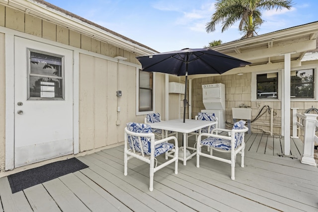 14601 Orange Ave, Fort Pierce, FL 34945 - deck with outdoor dining space