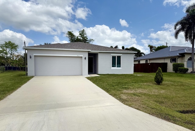 763 SE Evergreen Ter, Port Saint Lucie, FL 34983 - ranch-style home featuring driveway, an attached garage, and stucco siding