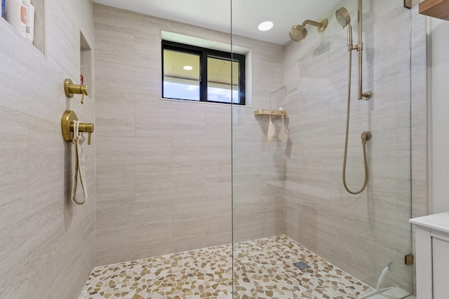 17166 Waterbend Dr Unit 210, Jupiter, FL 33477 - full bathroom with a tile shower