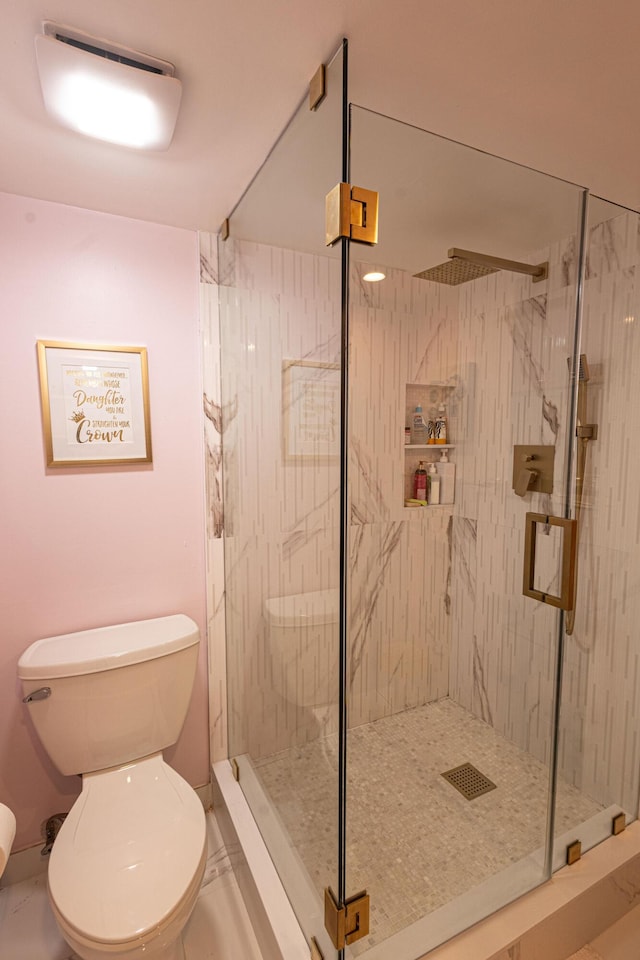 1515 Augusta Cir Unit 116, Delray Beach, FL 33445 - full bathroom featuring toilet and a stall shower