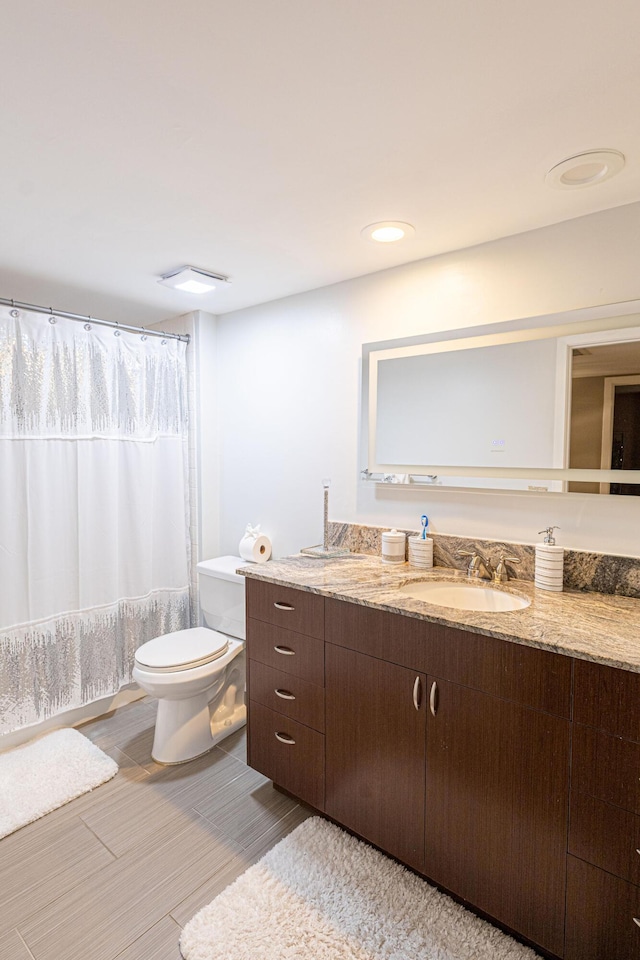 1515 Augusta Cir Unit 116, Delray Beach, FL 33445 - full bath featuring vanity, toilet, and a shower with shower curtain