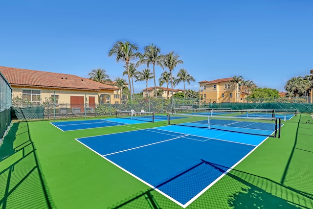 7430 S Ocean Dr Unit 319, Jensen Beach, FL 34957 - view of tennis court with community basketball court