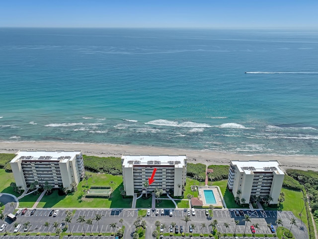 7430 S Ocean Dr Unit 319, Jensen Beach, FL 34957 - bird's eye view of unending shoreline