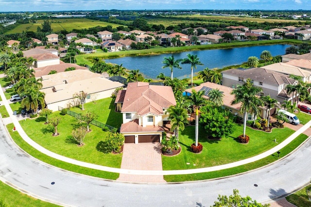 8440 Serena Creek Ave, Boynton Beach, FL 33473 - aerial perspective of suburban area with a nearby body of water