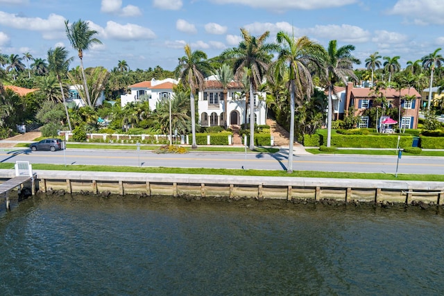 3309 S Flagler Dr, West Palm Beach, FL 33405 - back of house featuring a water view