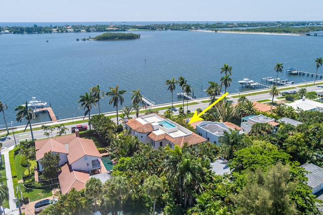 3309 S Flagler Dr, West Palm Beach, FL 33405 - drone / aerial view of a large body of water