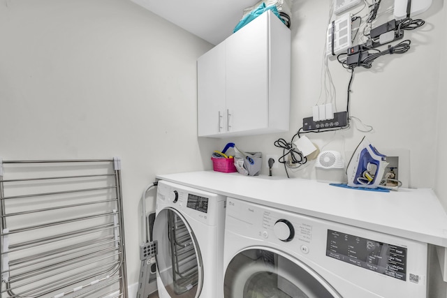 8076 Sweetbriar Way, Boca Raton, FL 33496 - washroom with separate washer and dryer and cabinet space