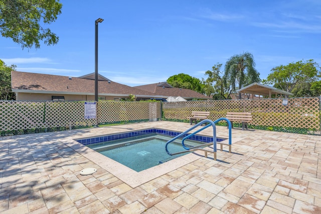 8076 Sweetbriar Way, Boca Raton, FL 33496 - view of pool with a patio