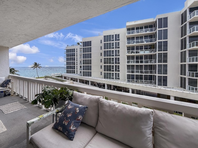 3570 S Ocean Blvd Unit 506, South Palm Beach, FL 33480 - balcony featuring a water view