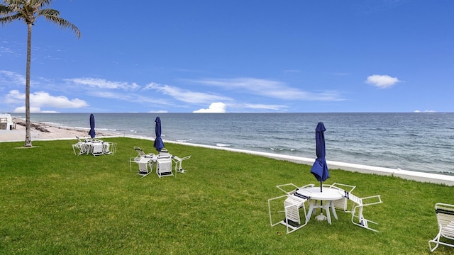 3570 S Ocean Blvd Unit 506, South Palm Beach, FL 33480 - water view with local beach