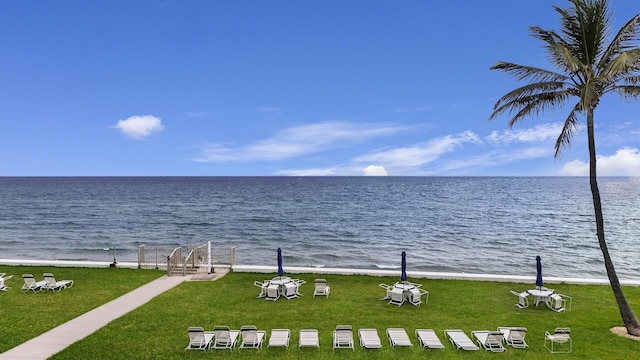 3570 S Ocean Blvd Unit 506, South Palm Beach, FL 33480 - water view featuring local beach