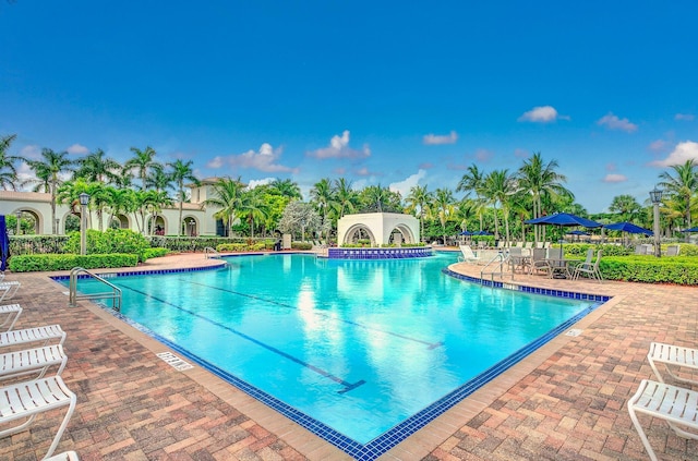 9800 Stover Way, Wellington, FL 33414 - community pool with a patio