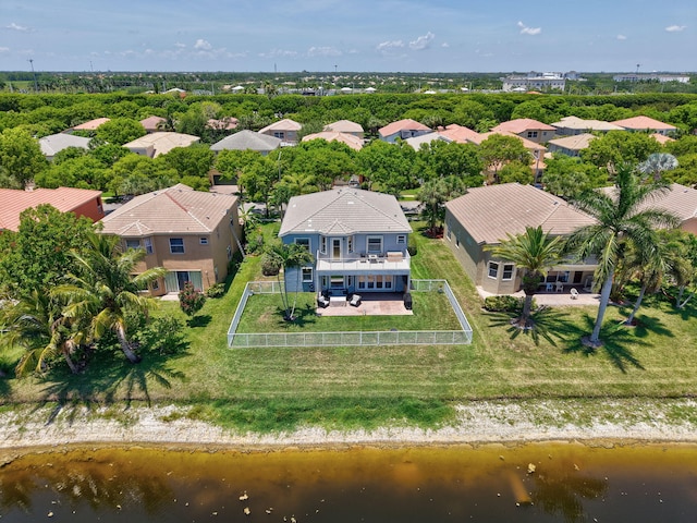 9800 Stover Way, Wellington, FL 33414 - aerial view of residential area featuring a large body of water