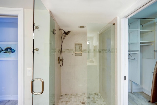 2641 NE Ocean Blvd Unit 106, Stuart, FL 34996 - bathroom featuring a stall shower