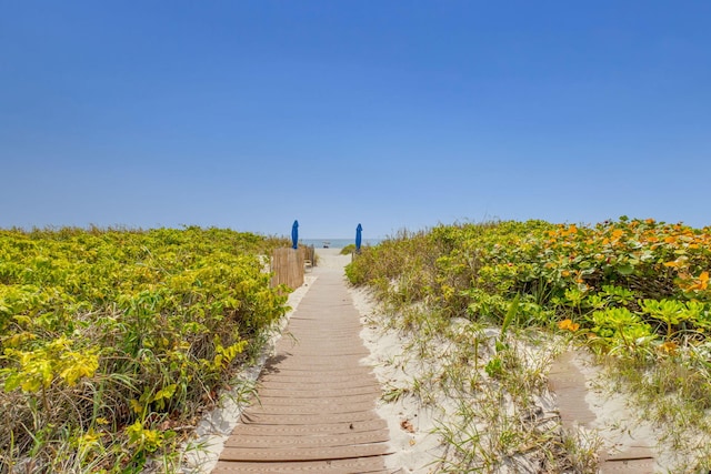 3640 N Ocean Dr Unit 427, Singer Island, FL 33404 - view of property's community featuring view of water and beach