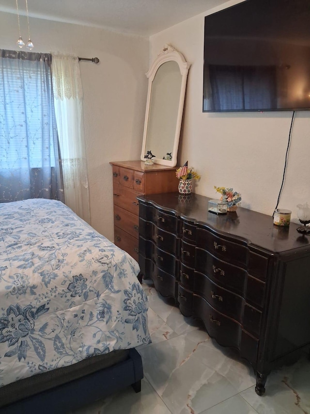 2506 Oleander Blvd, Fort Pierce, FL 34982 - bedroom with light marble finish floors