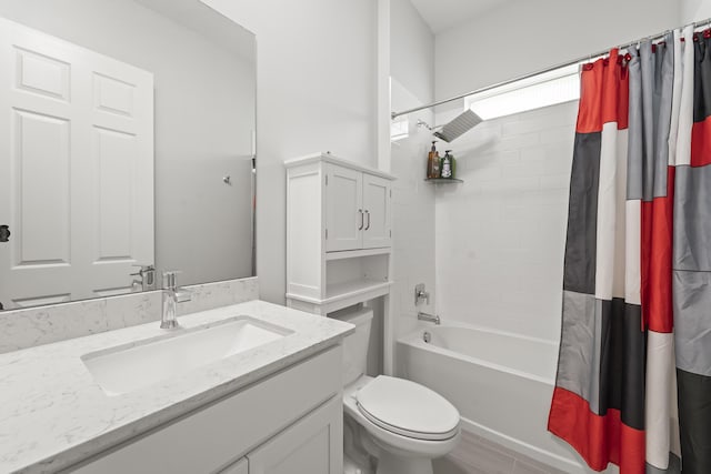 19404 Broad Shore Walk, Loxahatchee, FL 33470 - full bath featuring toilet, vanity, and shower / bath combo