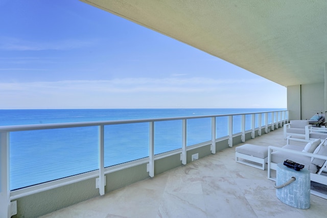 5050 N Ocean Dr Unit 1701, Singer Island, FL 33404 - balcony with a water view