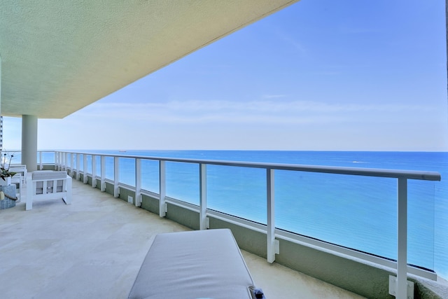 5050 N Ocean Dr Unit 1701, Singer Island, FL 33404 - balcony featuring a water view