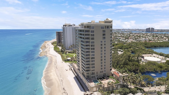 5050 N Ocean Dr Unit 1701, Singer Island, FL 33404 - drone / aerial view of expansive beach and apartment complex