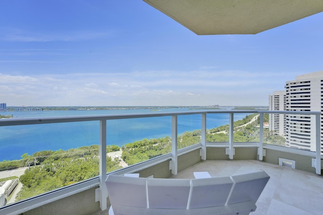 5050 N Ocean Dr Unit 1701, Singer Island, FL 33404 - balcony with a water view