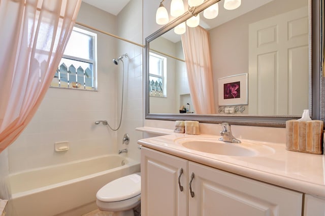 8127 Playa Del Sur Blvd, Lake Worth, FL 33467 - full bathroom with shower / bath combo, vanity, and toilet