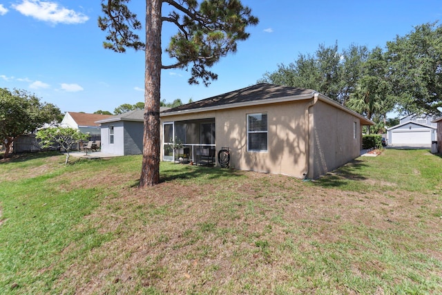 1413 Amaryllis Ln, West Palm Beach, FL 33415 - back of house with stucco siding