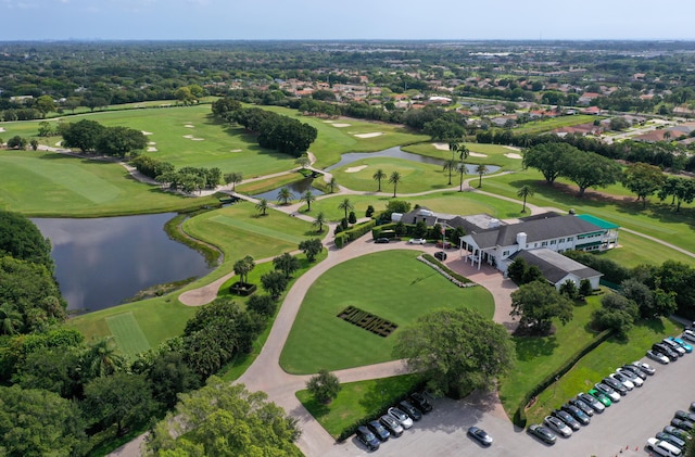4164 Saint Andrews Dr, Boynton Beach, FL 33436 - drone / aerial view of a large body of water and a golf course