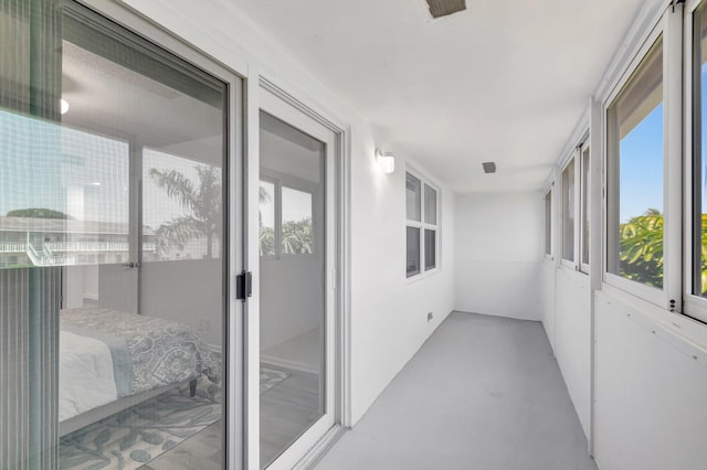 229 Chatham K, West Palm Beach, FL 33417 - sunroom / solarium with finished concrete floors