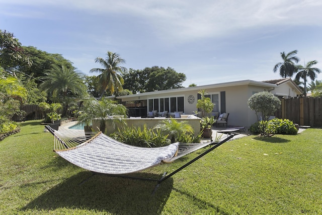 501 SE 13th Ct, Pompano Beach, FL 33060 - back of house with stucco siding and a patio