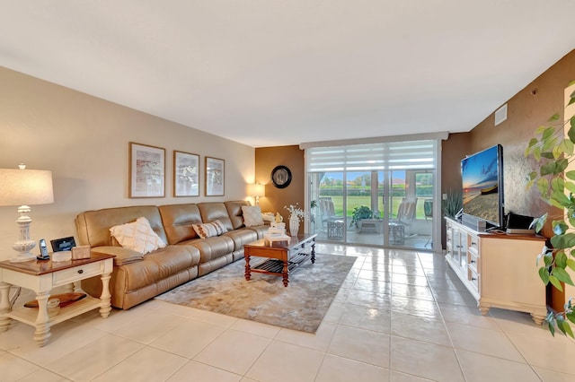 5914 Regal Glen Dr Unit 107, Boynton Beach, FL 33437 - living area featuring light tile patterned floors
