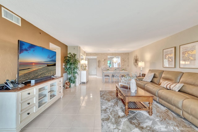 5914 Regal Glen Dr Unit 107, Boynton Beach, FL 33437 - living room featuring light tile patterned flooring