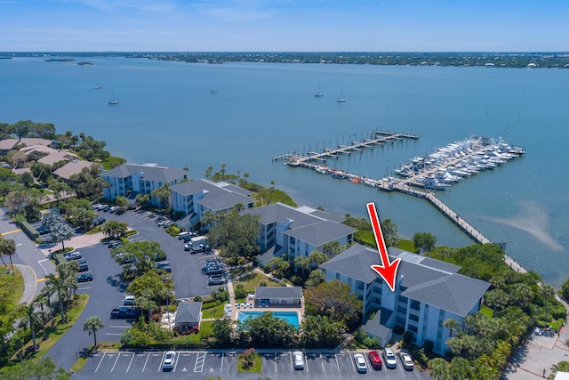 390 NE Edgewater Dr Unit 302, Stuart, FL 34996 - aerial view of a large body of water