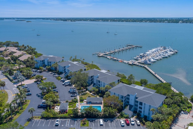 390 NE Edgewater Dr Unit 302, Stuart, FL 34996 - drone / aerial view of a large body of water