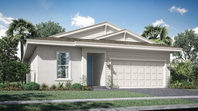1097 SE Crosswood Way, Port Saint Lucie, FL 34984 - ranch-style home featuring driveway, stucco siding, and an attached garage