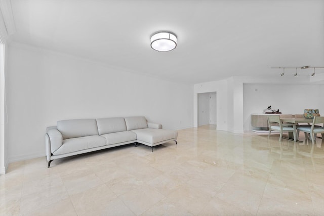 550 SE Mizner Blvd Unit B206, Boca Raton, FL 33432 - living room with ornamental molding