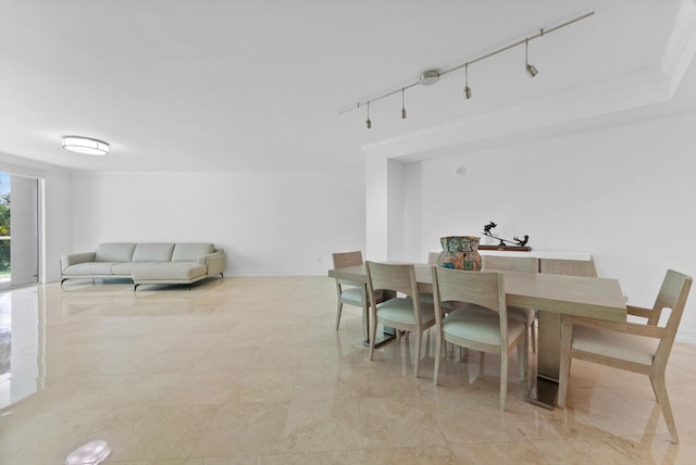 550 SE Mizner Blvd Unit B206, Boca Raton, FL 33432 - dining space with crown molding