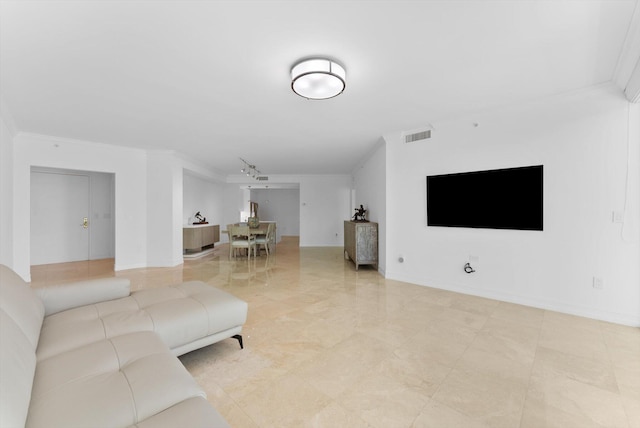 550 SE Mizner Blvd Unit B206, Boca Raton, FL 33432 - living room with ornamental molding