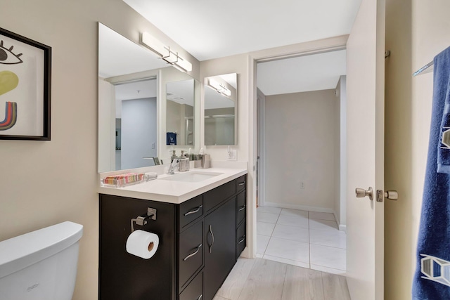 5876 Regal Glen Dr Unit 103, Boynton Beach, FL 33437 - bathroom featuring toilet and vanity
