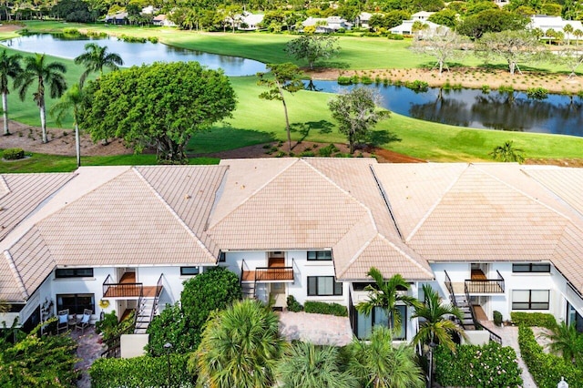 10739 Quail Covey Rd Azalea, Unit Azalea, Boynton Beach, FL 33436 - aerial view of residential area featuring a large body of water and a golf club